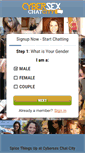 Mobile Screenshot of cybersexchatcity.com
